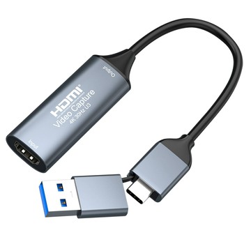 伽利略 USB3.2 Gen1 TypeC+A HDMI影音擷取器