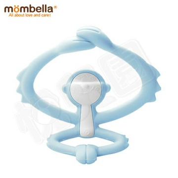 英國 Mombella 抱抱猴固齒器(淡藍)【悅兒園婦幼生活館】