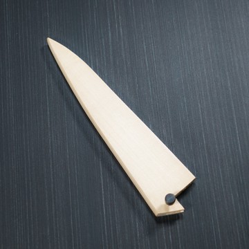 【日本進口】朴木刀鞘附黑檀扣 適用於西洋式刀柄的小刀 120mm 150mm【極上和刀】【日本高品質菜刀】【領券滿額再折千6/30止】