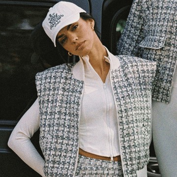 THE PRESTIGE TWEED VEST 城堡石灰色 M/L