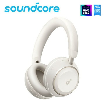 【Soundcore】Space 2 主動降噪無線耳罩式耳機｜月光白【三井3C】