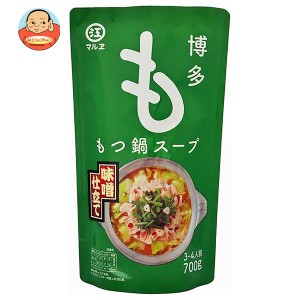 マルエ醤油 博多もつ鍋スープ 味噌仕立て 700g×12箱入×(2ケース)｜ 送料無料