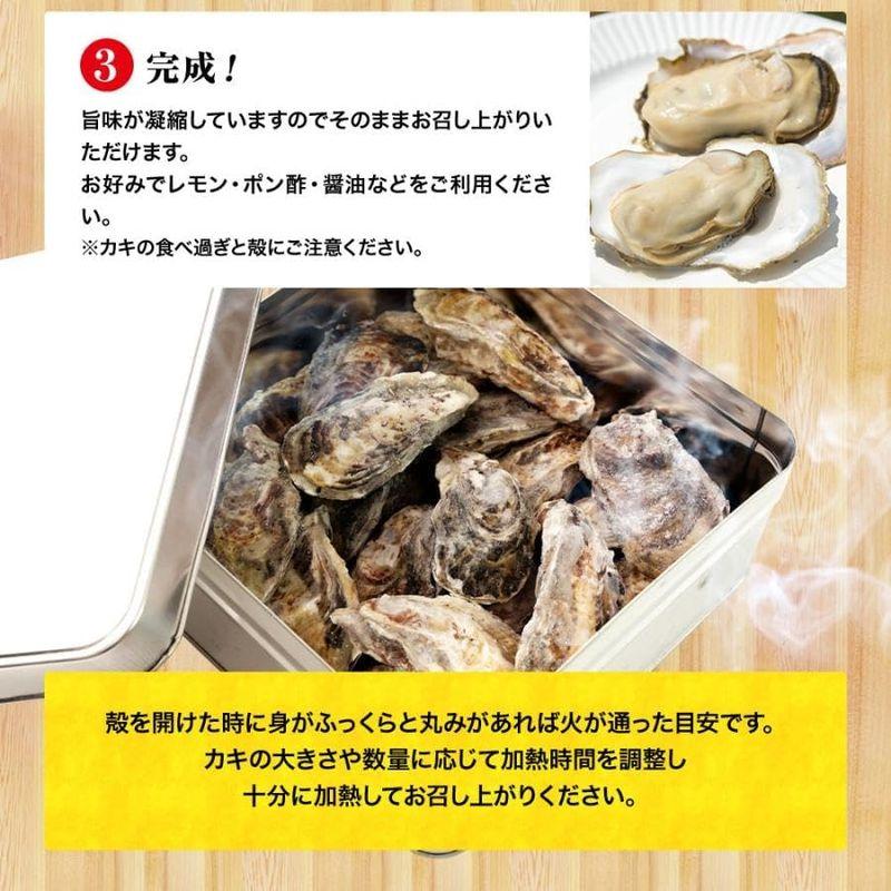 鮮度の鬼 兵庫県 室津産 カキ カンカン焼き 1.5? 約30?45個入 かき BBQ バーベキュー 牡蠣