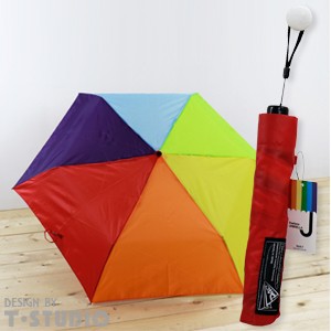 【PAR.T】六彩雨傘(紅)