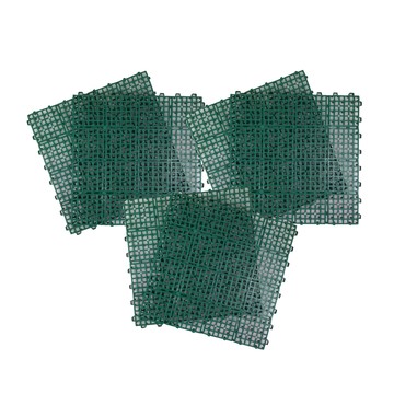 【36入組】浴室組合墊 浴室地墊 30x30cm 綠