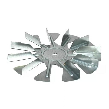 【台灣出貨】直徑100mm*12mm耐高溫11片葉片空氣炸鍋光波爐電機風機鍍鋅板風葉【熱銷榜】