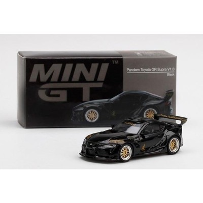パンデム　トヨタ・GR・スープラ　V1.0(チェイスカー) - 左ハンドル仕様 Amazon | MINI GT 1/64 パンデム ミニカー GR スープラ V1.0