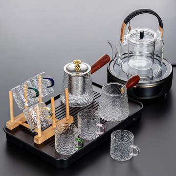 玻璃茶壺煮茶器電陶爐養生壺煮茶爐煮水壺蒸煮燒水壺茶具套裝家用