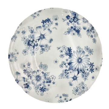 花滿開 深皿日本製  22.5 x 4cm  1個