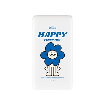 【TOYSELECT】SIMON快樂悲觀者雙線快充10000mAh行動電源