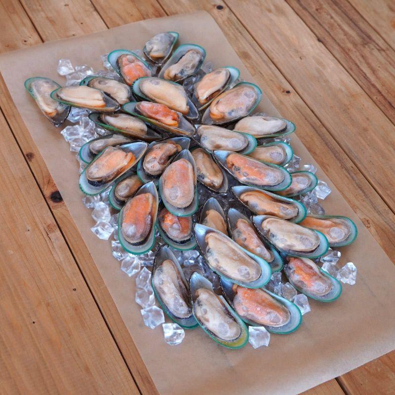 冷凍 ムール貝 ニュージーランド産 1kg Certified Organic Greenshell Mussels from New Ze