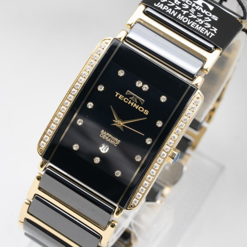 テクノス TECHNOS 腕時計 T9557GB ラドータイプ セラミック メンズ  