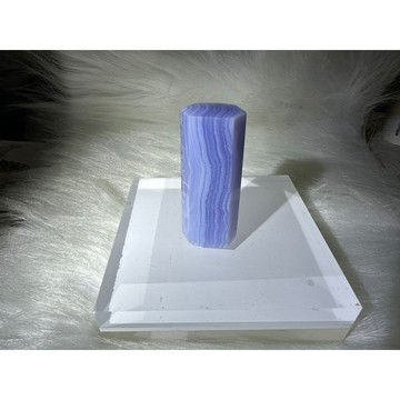 遇見～藍紋瑪瑙 平柱 水晶 天然水晶 藍紋瑪瑙柱擺件 藍紋瑪瑙水晶柱 水晶柱