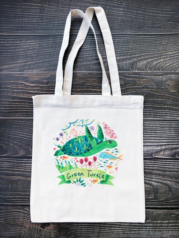 綠蠵龜帆布袋