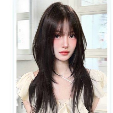 【梨花HaNA】初戀氛圍感天花板｜韓系歐妮慵懶高層次修容長卷髮假髮 整頂全頭套型