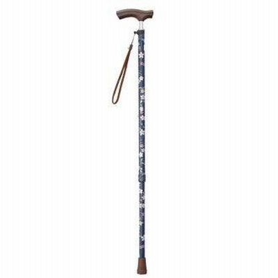 ティコブ伸縮ステッキ EN12-SN・65.5〜85.5cm　11ポジション・サクラネイビー ホームセンター