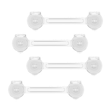 【iSFun】居家安全 抽屜門櫃防夾安全鎖/長款4入