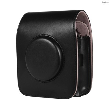 相機支架便攜式 PU 皮革相機包帶肩帶兼容 Fujifilm Fuji Instax SQ20 Instant Came