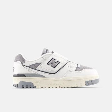 New Balance 紐巴倫 550 [PHB550LG] 中童 休閒鞋 魔鬼氈 復古 流行 白 灰