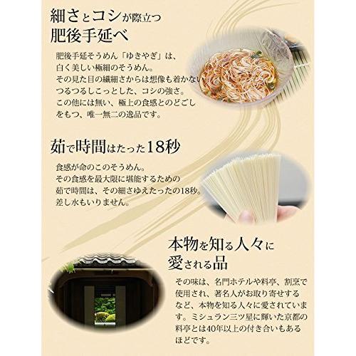 肥後手延べそうめん ゆきやぎ 50g×20束