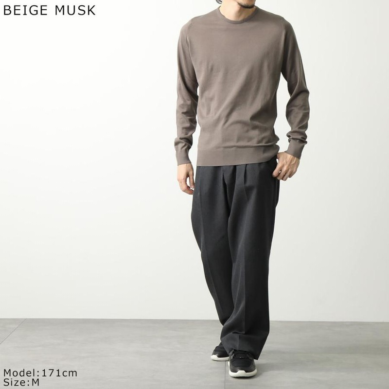 JOHN SMEDLEY セーター シーアイランドコットンニット HATFIELD JOHN SMEDLEY ジョンスメドレー クルーネック ニット/HATFIELD