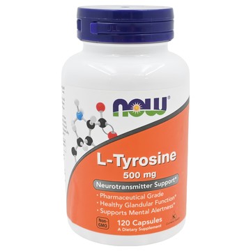 NOW 酪胺酸膠囊  120顆  84g  1罐