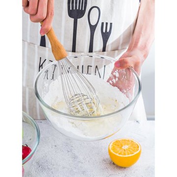 喜碧蔬菜沙拉碗玻璃碗透明水果碗加厚和面打蛋盆冷鍋串串大盆圓形