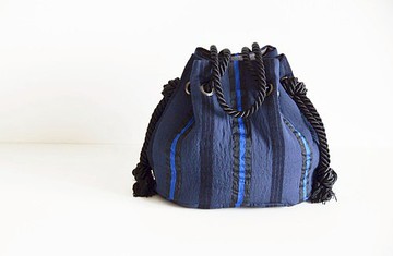 數量有限！2way 條紋緞帶海洋包藍