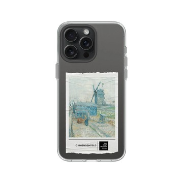 iPhone 15 Pro Max Clear 透明 - Van Gogh Museum - 蒙馬特：風車和耕田