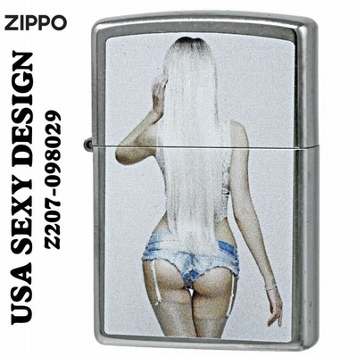 zippo(ジッポーライター)SEXY ZIPPO　セクシーガール　Z207-098029　オイルライター  おしゃれ クール アメリカ レディー 女性 メンズ　ギフト （ネコポス対応）