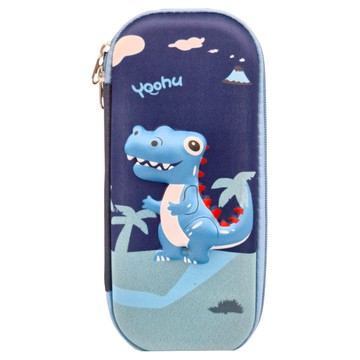 MAPED GIOTTO小學生文具組 3D大容量立體筆盒  悠活恐龍 藍色  1個