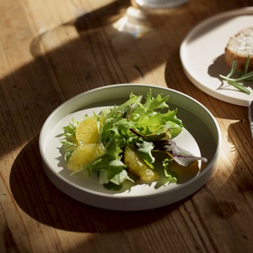 WAMONO 深型竹纖維餐盤-18cm-多色可選 酷岩黑