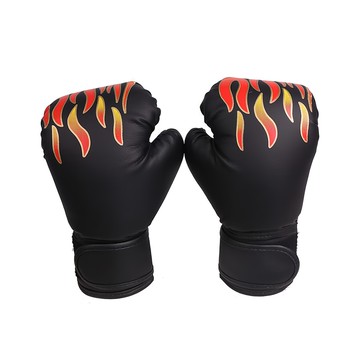 WALON 火焰拳擊手套  黑色  1組  小