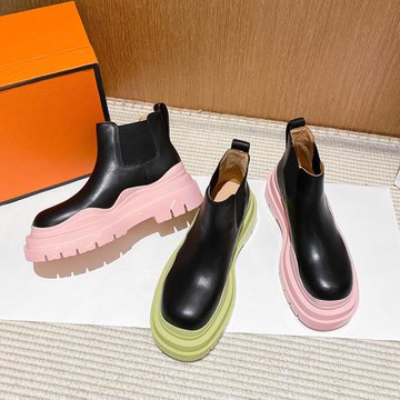 切爾西內增高春秋厚底短靴