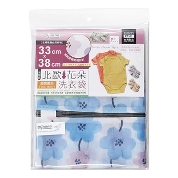 minono 米諾諾 北歐 花朵洗衣袋 38 x 33cm  1包  混和顏色