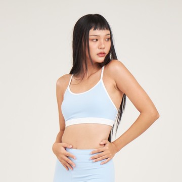 Nature Collection 運動胸罩，藍