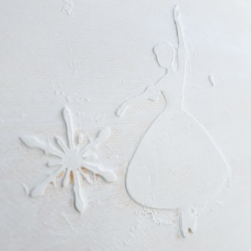 樹畫紅杉聖誕節原創藝術芭蕾舞紐約市舞蹈雪