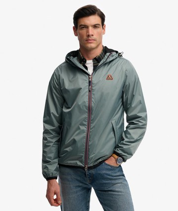Superdry Men's Essential Windbreaker Jacket Light Blue Size: S