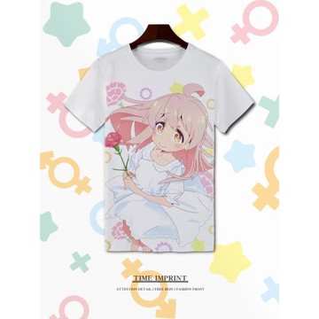 春夏別當歐尼醬了 緒山真尋 T恤短袖二次元痛衣速干卡通青少年裝