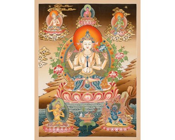 觀音菩薩- 愛與治癒的光輝 – 慈悲佛陀 - A90508