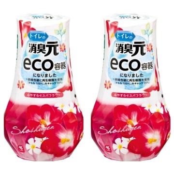 小林製藥 廁所芳香消臭元系列消臭劑 400ml 療癒花香  2瓶