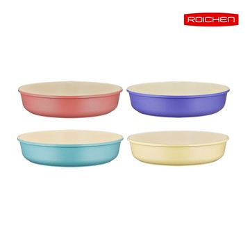 【韓國Roichen】可拆把手 陶瓷不沾平底鍋28cm | 僅鍋身(IH爐 全火源適用 露營 輕量鍋) | 官方旗艦店