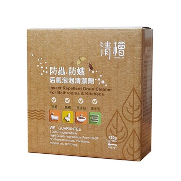 清檜防蟲防蛾活氧泡泡清潔劑750g