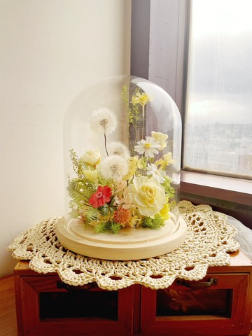 【花訴花藝】蒲公英的約定花盅/開幕花禮/升遷花禮/祝賀花禮