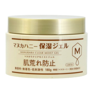 MANUKARA 清爽保濕凝膠 蜂蜜萃取物 質地光滑 無香 無色素  180g  1罐