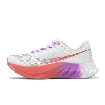 Saucony 競速跑鞋 Endorphin Pro 4 女鞋 白 紫 碳板 緩震 支撐 運動鞋 索康尼 S10939340
