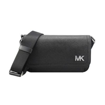 Michael Kors COOPER新款上掀式肩背/斜背包37S5LCOM0O(黑)
