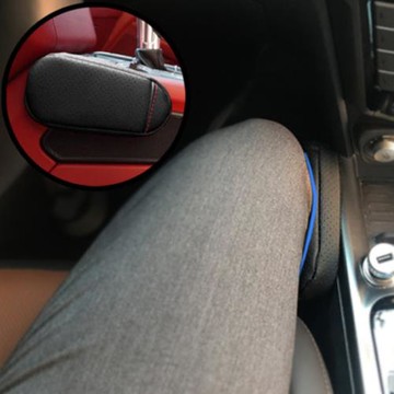 汽車腿部靠墊膝蓋墊腿靠保護墊通用車載座椅記憶棉支撐腿托用品