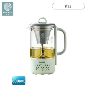 BUYDEEM 北鼎 600(ml) 多功能隨身萃取烹煮壺/電茶壺/快煮壺 K32【贈TESCOM吹風機】