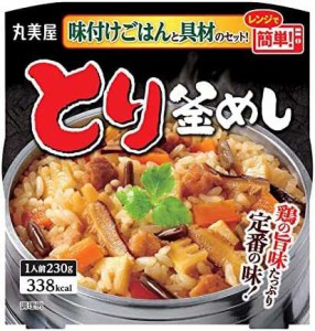 丸美屋 レンジで簡単! とり釜めし 味付けごはん付き 230g×6個